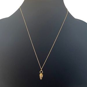 Stella & Dot Acorn Necklace
